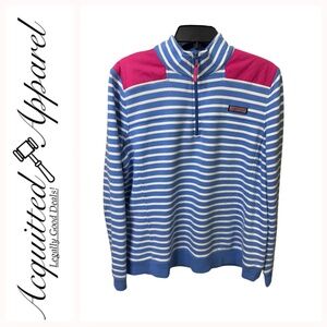 Vineyard Vines Marthas Vineyards Women's Pullover Striped Athletic Top